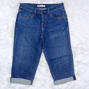 LEVI’S Women’s Blue Denim Jean Capri Pants 6 (28)